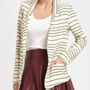 PJK Patterson J Kincaid cream lightweight blazer